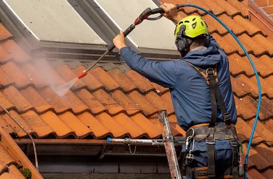 Démoussage et hydrofuge de toiture à Saunière